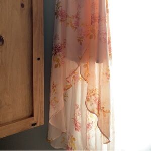 Long Flowy Asymmetrical Dress